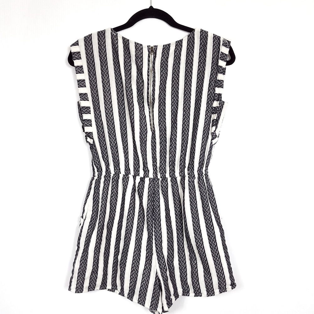 Universal Thread Navy Striped Romper - Picture 4 of 6